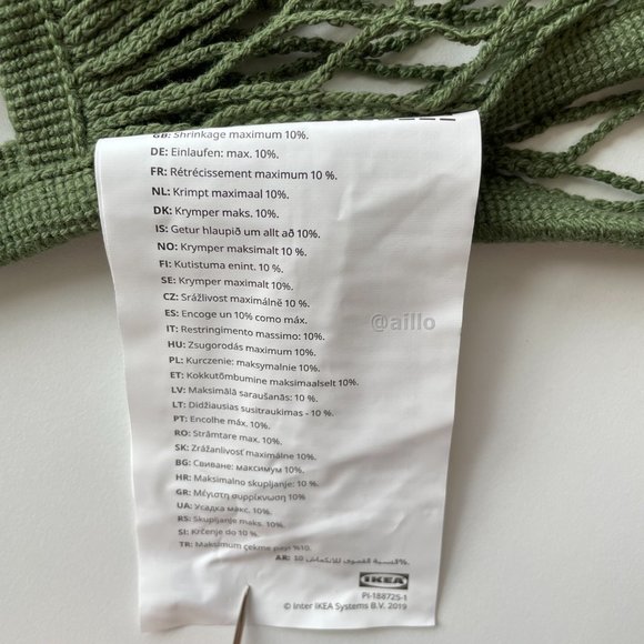 IKEA KUNGSFORS Mesh bag, green - Picture 11 of 15